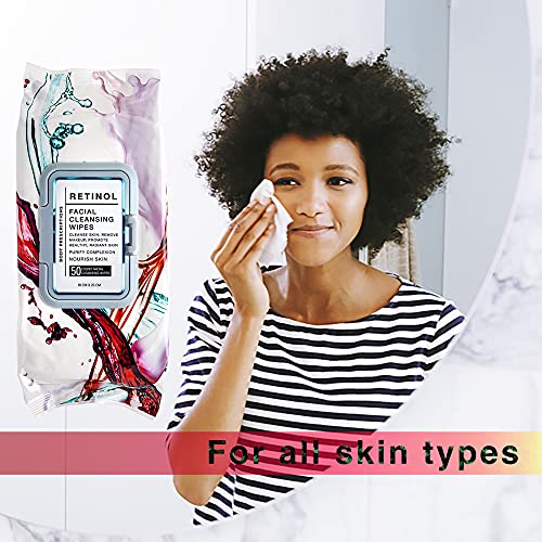 Body Prescriptions Single Pack (50 Count Each) Retinol Facial Cleansing and G...