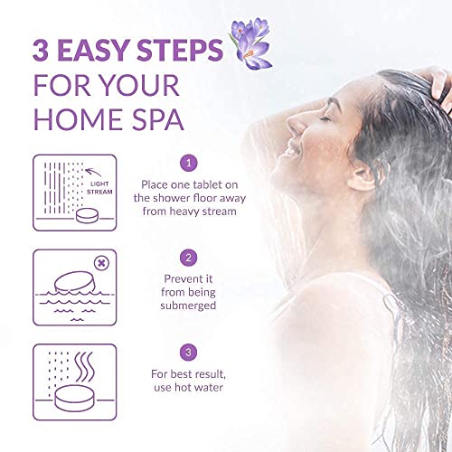BodyRestore Shower Steamers (Pack of 15) Gifts for Women and Men - Lavender E...