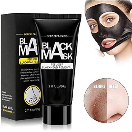 BodyBasics Blackhead Removing Peel Off Mask, Charcoal Face Mask for Deep Pore...