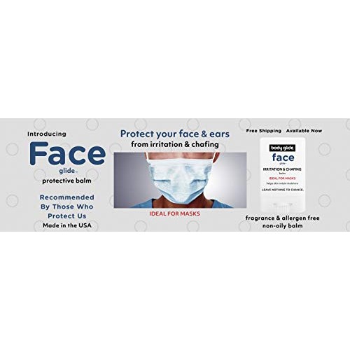BodyGlide Face Glide Anti Irritation and Chafing Balm to Protect Face & Ears,...