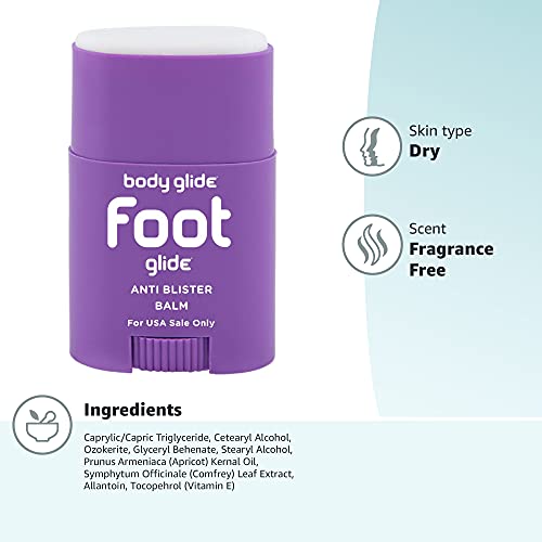 BodyGlide Foot Anti Blister Balm, 0.80 oz (USA Sale Only)