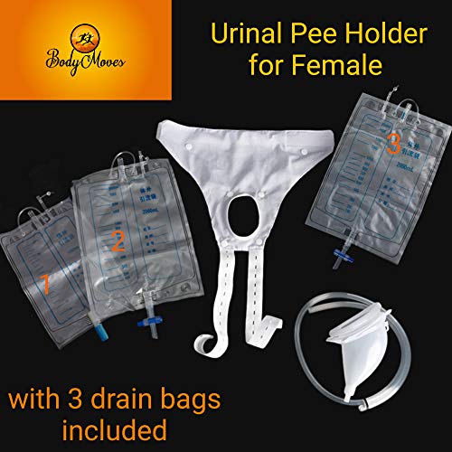 BodyMoves Pee Bag Re-useable Urinal Bag Spill Proof Collector Aid Pee Holder ...
