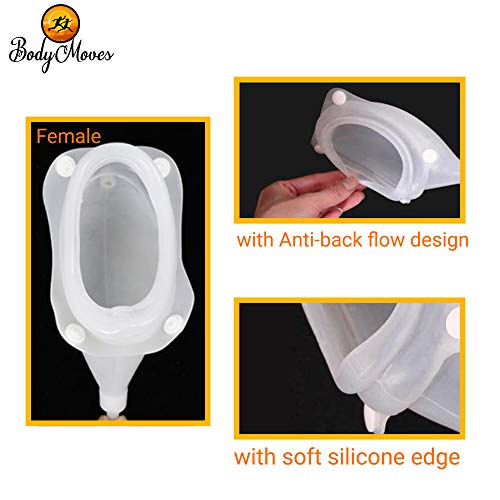 BodyMoves Pee Bag Re-useable Urinal Bag Spill Proof Collector Aid Pee Holder ...