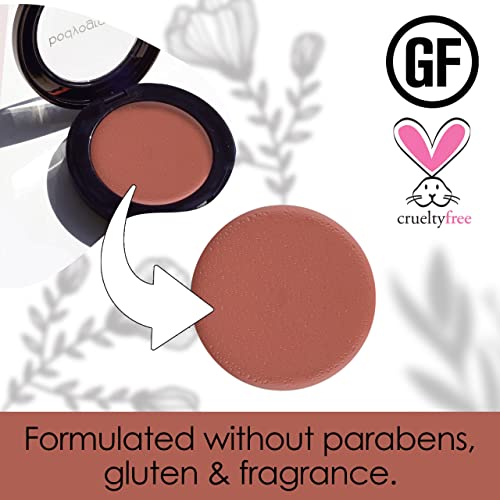 Bodyography Mineral Blush (La Rose): Natural, Long-Wearing Dusky Rose Cream B...