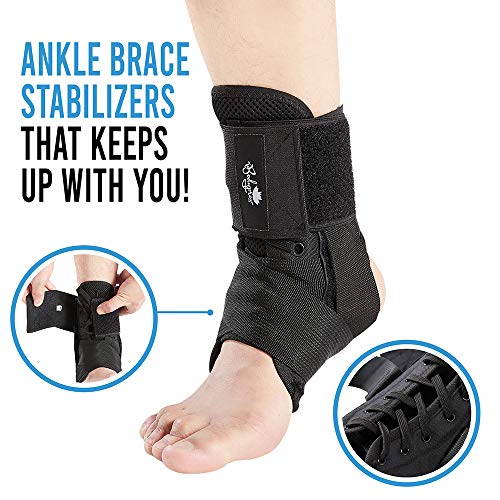 Ankle Brace for Women and Men (Small), Lace Up Ankle Support Brace Stabilizer...