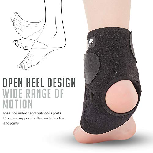 Ankle Support Brace, Breathable Neoprene Sleeve, Adjustable Wrap!