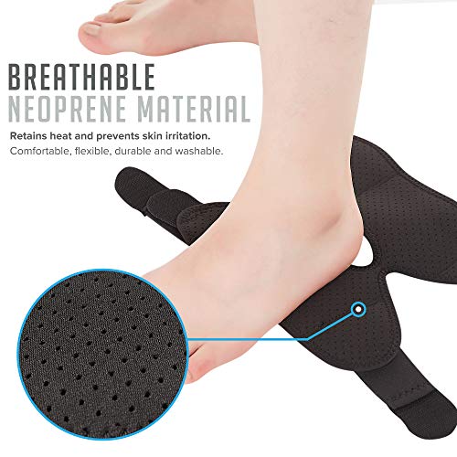 Ankle Support Brace, Breathable Neoprene Sleeve, Adjustable Wrap!