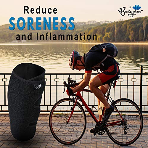 Calf Support Brace 2 Pack, Adjustable Shin Splint Compression Calf Wrap