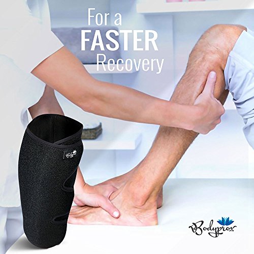 Calf Support Brace 2 Pack, Adjustable Shin Splint Compression Calf Wrap