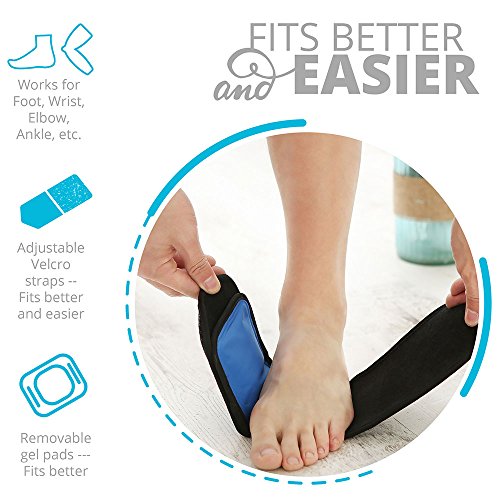 Cold & Hot Therapy Wrap, Reusable Gel Pack for Pain Relief. Great for Sprains...
