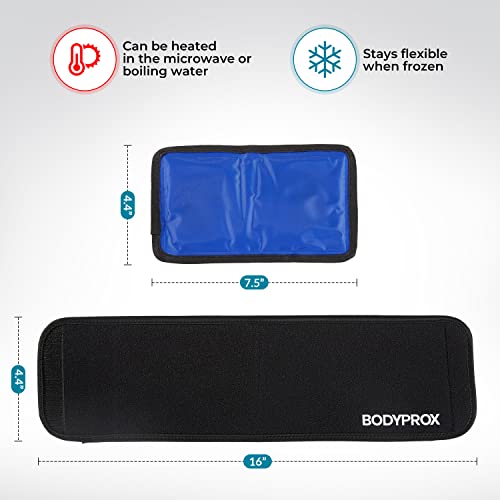 Cold & Hot Therapy Wrap, Reusable Gel Pack for Pain Relief. Great for Sprains...