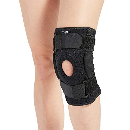 Hinged Knee Brace for Men and Women, Knee Support for Swollen ACL, Tendon, Li...