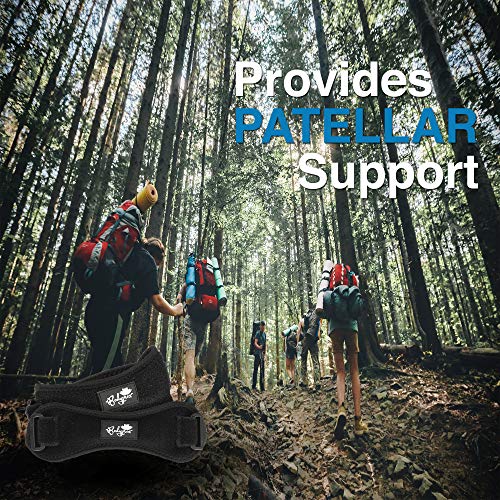 Patella Tendon Knee Strap 2 Pack, Knee Pain Relief Support Brace Hiking, Socc...