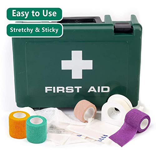 16Pcs Disposable Cohesive Tattoo Grip Cover Wrap, Self Grip Roll Elastic Band...