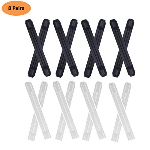 Silicone Eyeglasses Temple Tips Sleeve Retainer, Anti-Slip Elastic Ear Grip H...