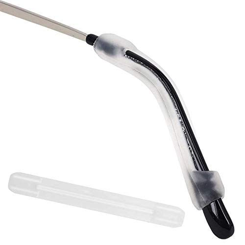 Silicone Eyeglasses Temple Tips Sleeve Retainer, Anti-Slip Elastic Ear Grip H...