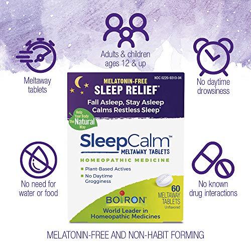 Boiron SleepCalm Natural Sleep Aid for Deep, Relaxing, Restful Nighttime Slee...