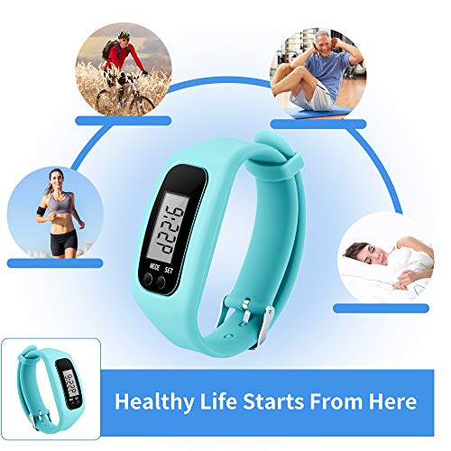 Bomxy Fitness Tracker Watch ,Simply Operation Walking Running Pedometer with ...