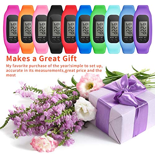 Bomxy Fitness Tracker Watch ,Simply Operation Walking Running Pedometer with ...