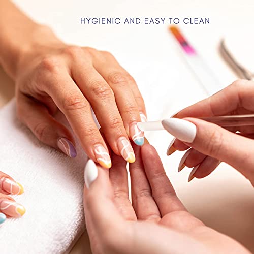 Glass Cuticle Pusher Set of 2 Manicure Nail Care Tools - Bona Fide Beauty Pre...