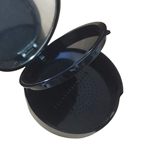 Bonarty 2X Compact Empty Makeup Palette Cases W/Mirror for Eye Shadow Blush B...