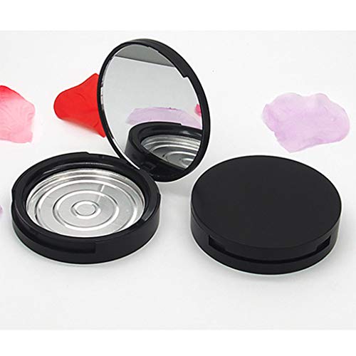 Bonarty 2X Compact Empty Makeup Palette Cases W/Mirror for Eye Shadow Blush B...