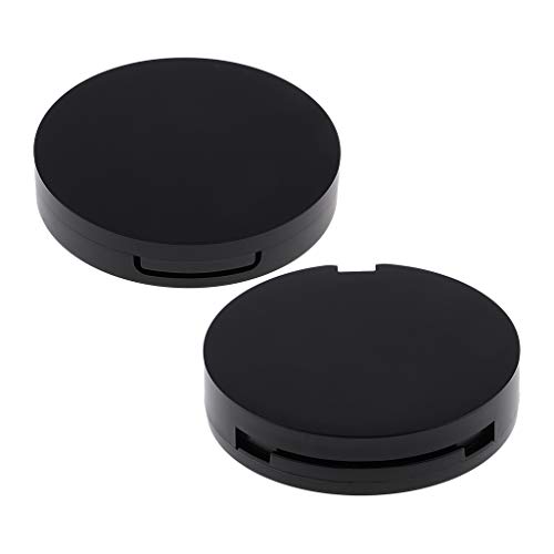 Bonarty 2X Compact Empty Makeup Palette Cases W/Mirror for Eye Shadow Blush B...