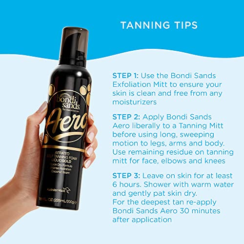 Bondi Sands Aero Liquid Gold Self Tanning Foam | Lightweight + Quick Dry Aero...
