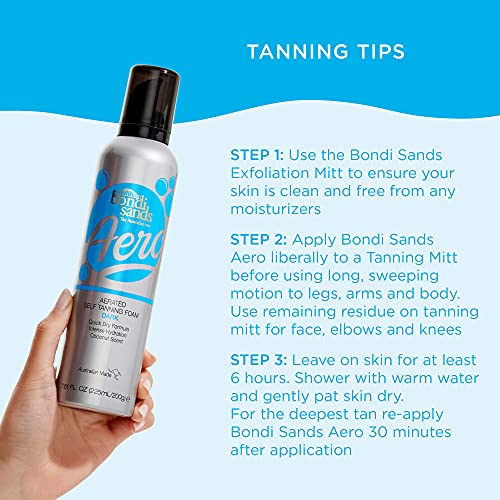 Bondi Sands Aero Self Tanning Foam | Lightweight + Fast-Drying Aerosol Formul...