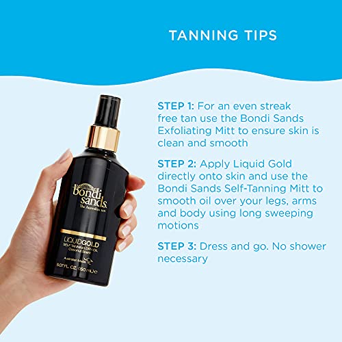 Bondi Sands Liquid Gold Self Tanning Dry Oil | Hydrating, Quick Drying, Tanni...
