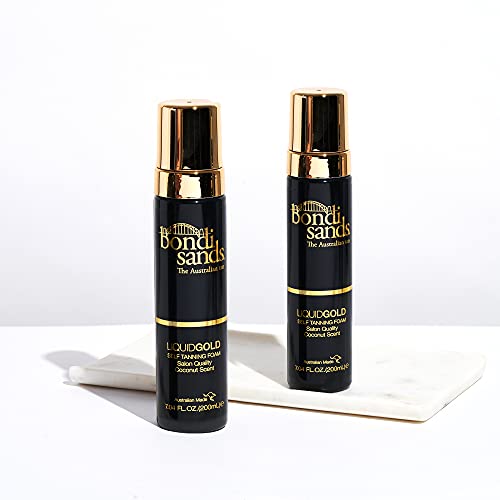 Bondi Sands Liquid Gold Self Tanning Foam | Lightweight + Quick Dry Foam Enri...