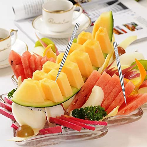 bonmall Dental Teeth Pick Stainless Steel Toothpick Set Reusable Tooth Stains...