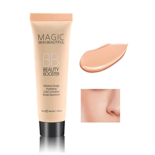 Boobeen Hydrating BB Cream, Full-Coverage Foundation&Concealer, Color Correct...