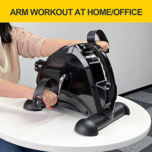 BOOKCYCLE Mini Exercise Bike Foot Pedal Exerciser Theraphy Bicycle for Leg an...