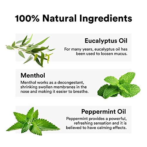 Aromatherapy Nasal Stick (3 Pack) by BoomBoom | Enhances Breathing + Boosts F...