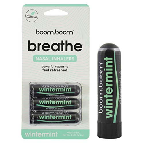 Aromatherapy Nasal Stick (3 Pack) by BoomBoom | Enhances Breathing + Boosts F...