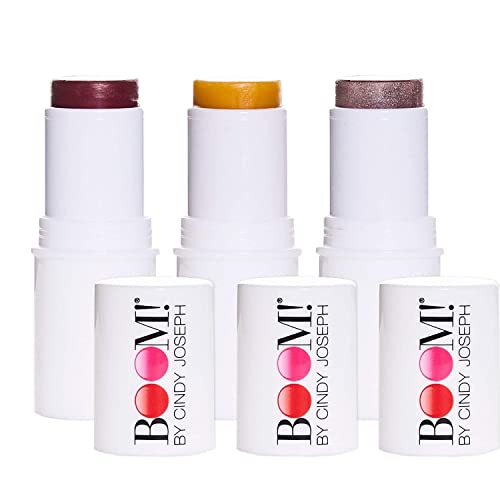 BOOM! by Cindy Joseph Cosmetics Boomstick Trio - 3 Pack Boom Makeup Sticks fo...