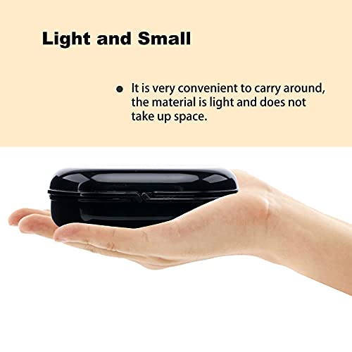 Retainer Case with Vent Holes, 4 Pcs Denture Case, Durable & Similar Mouth Gu...