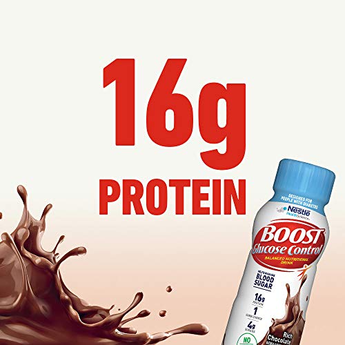 Boost Glucose Control Chocolate Ready To Drink, 8 Ounce (Pack of 24)