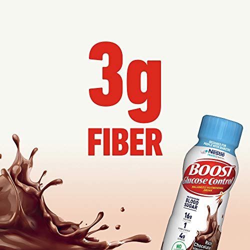 Boost Glucose Control Chocolate Ready To Drink, 8 Ounce (Pack of 24)