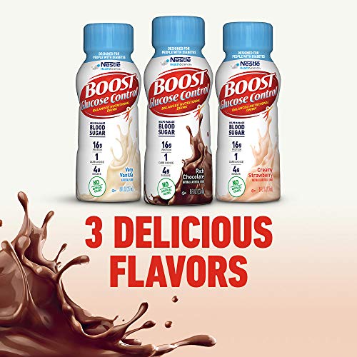 Boost Glucose Control Chocolate Ready To Drink, 8 Ounce (Pack of 24)