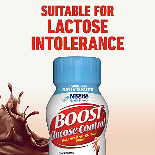 Boost Glucose Control Chocolate Ready To Drink, 8 Ounce (Pack of 24)