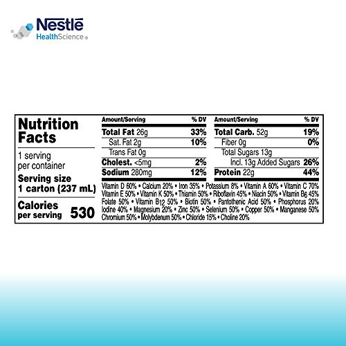 Boost Very High Calorie Complete Nutritional Drink, Very Vanilla, 8 Fl Oz (Pa...