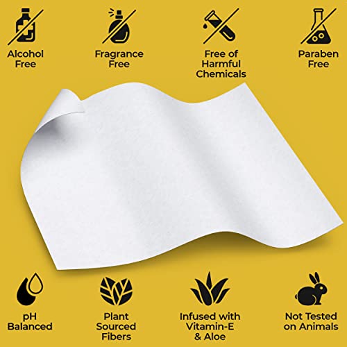 BOOTY WIPES for Men - 320 Flushable Wet Wipes for Adults, Man Wipes (320 Wipe...