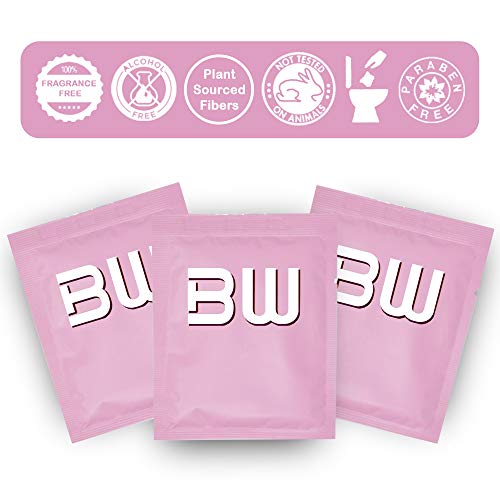BOOTY WIPES for Women - 30 Individually Wrapped Flushable Feminine Wet Wipes ...