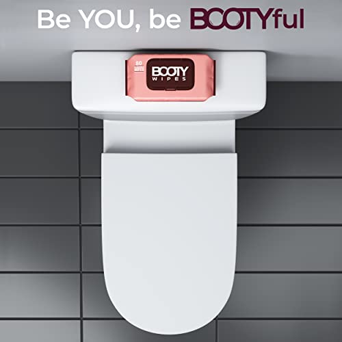 BOOTY WIPES for Women - 320 Flushable Wet Wipes for Adults, Feminine Wipes, (...