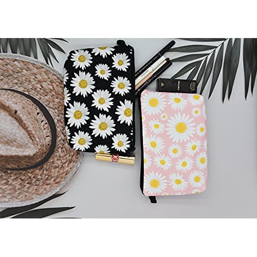 Borsun 2 Pcs Cosmetic Bag for Women Small Make Up Bag Waterproof Travel Toile...