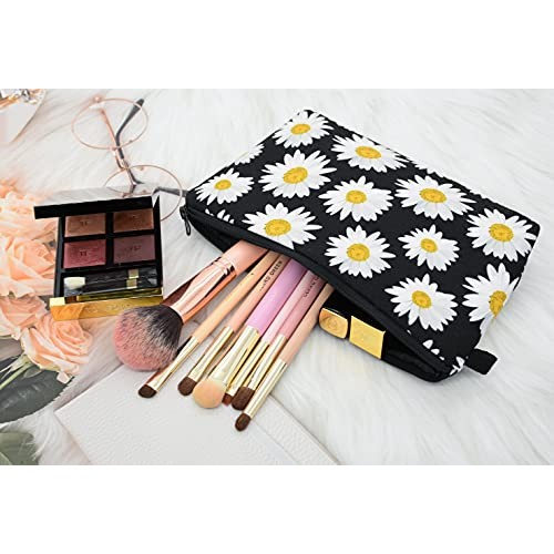 Borsun 2 Pcs Cosmetic Bag for Women Small Make Up Bag Waterproof Travel Toile...