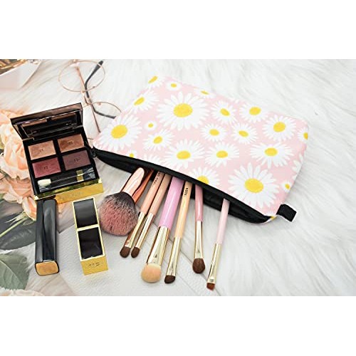 Borsun 2 Pcs Cosmetic Bag for Women Small Make Up Bag Waterproof Travel Toile...