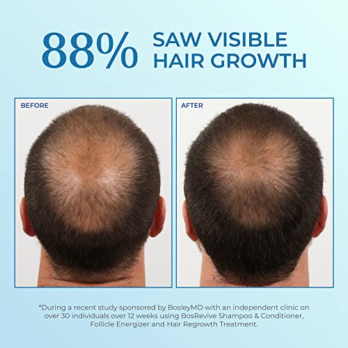 Bosley Professional Strength Men's Hair Re-growth Treatment, 5% Minoxidil Top...